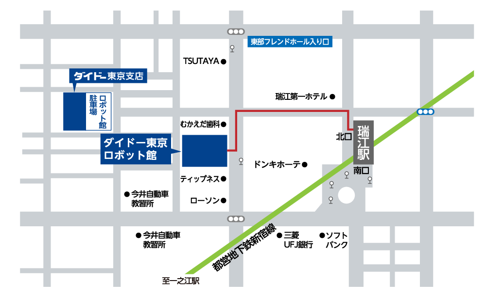 東京ロボット館　地図